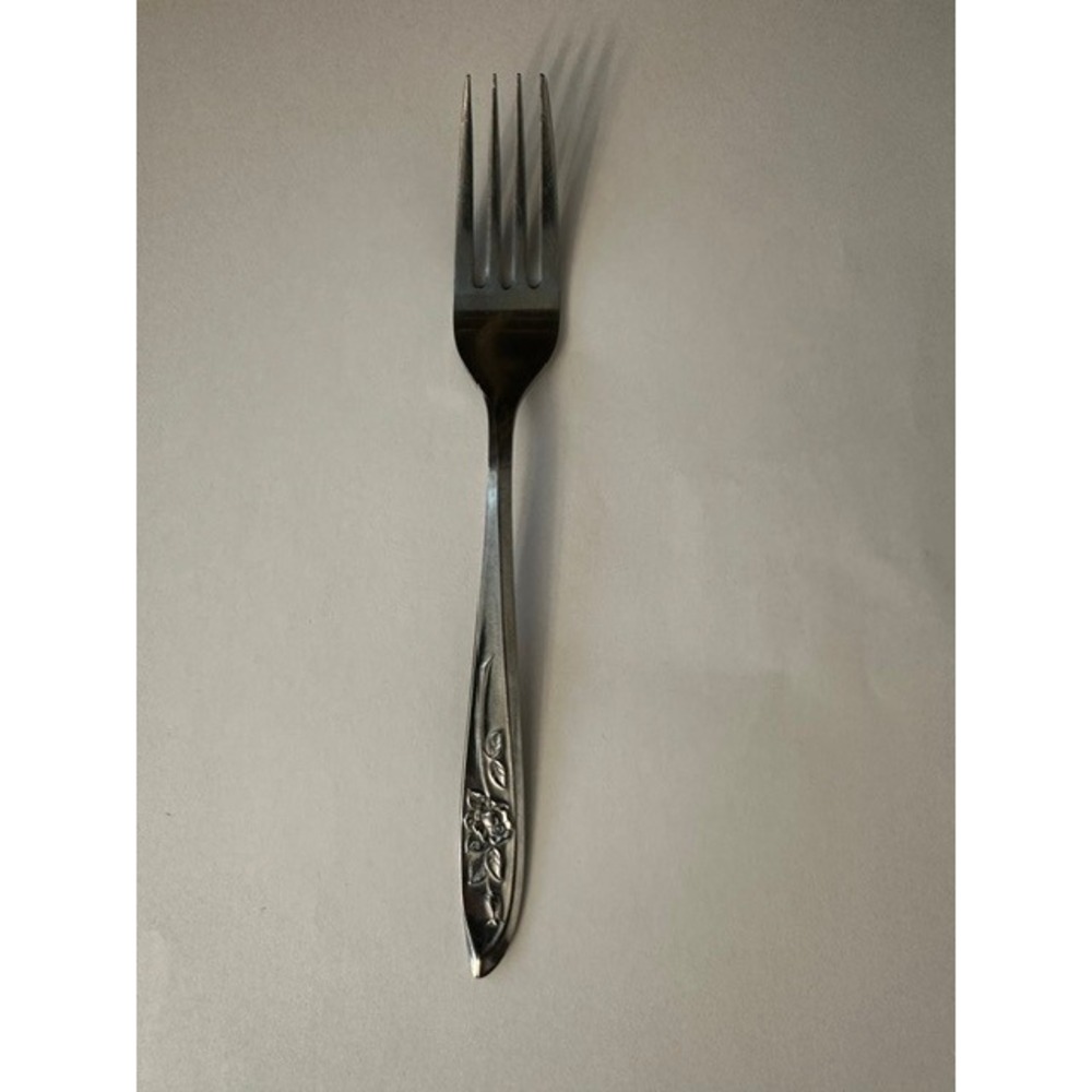 VTG Koba Stainless Steel Dinner Fork Single Rose Pattern KBA5 7 inch SET OF 6
